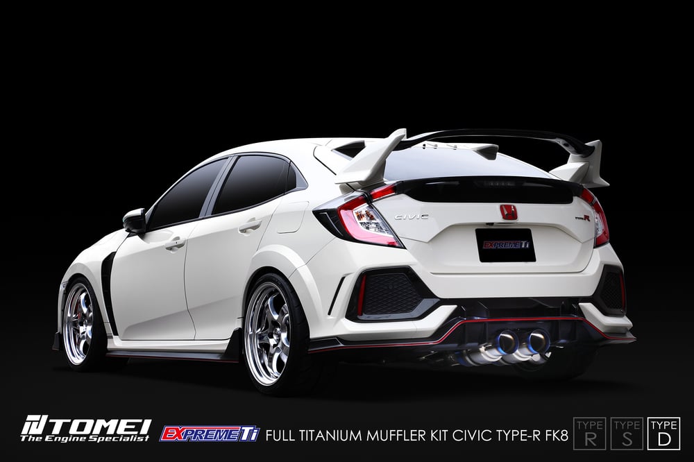 TOMEI EXPREME-TI TITANIUM EXHAUST: CIVIC TYPE R FK8 (TYPE-D STYLE)