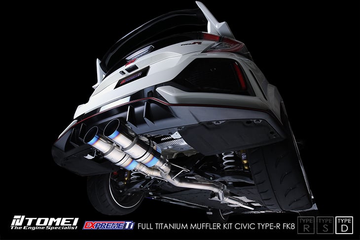 TOMEI EXPREME-TI TITANIUM EXHAUST: CIVIC TYPE R FK8 (TYPE-D STYLE)