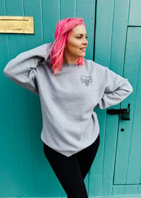 Image 2 of Bloom - Oversized Heather Sweatshirt