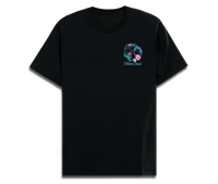 Image 2 of Floral V1 - Black tee