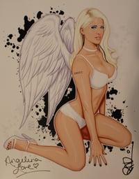 LAST TWO - 11x14 Angel Baby Pinup