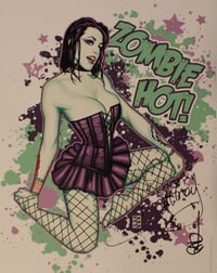 LAST ONE - 11x14 Hot Zombie Pinup