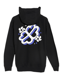 Image 1 of Blue H.D. - Black Hoodie