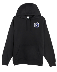 Image 2 of Blue H.D. - Black Hoodie