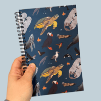 Image 1 of Pacific Wonderland Spiral Bound Notebook 5.5" x 8.5