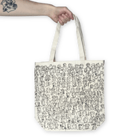 Image 1 of 1/1 Hand Drawn Tote Bag
