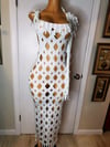 All white Jayda Dress