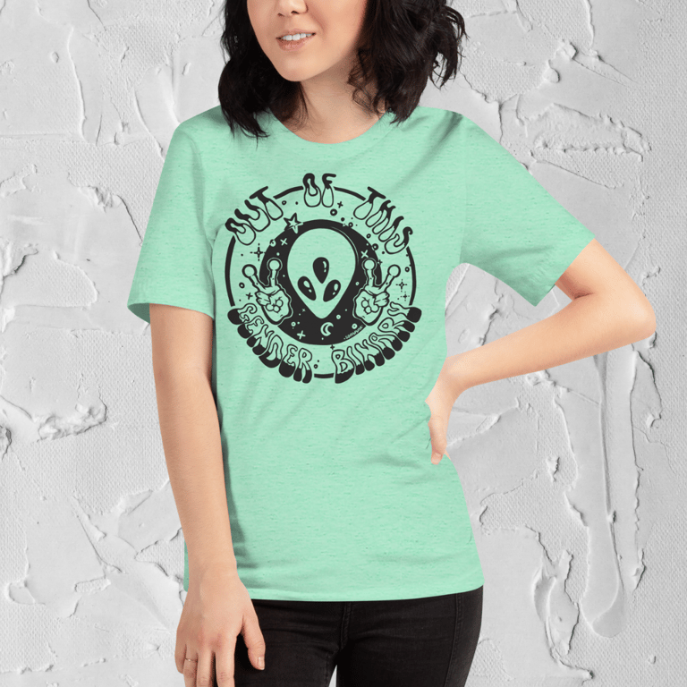 Out of This Gender Binary Printed Tee Image 3
