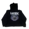 "larger than life" hoodie