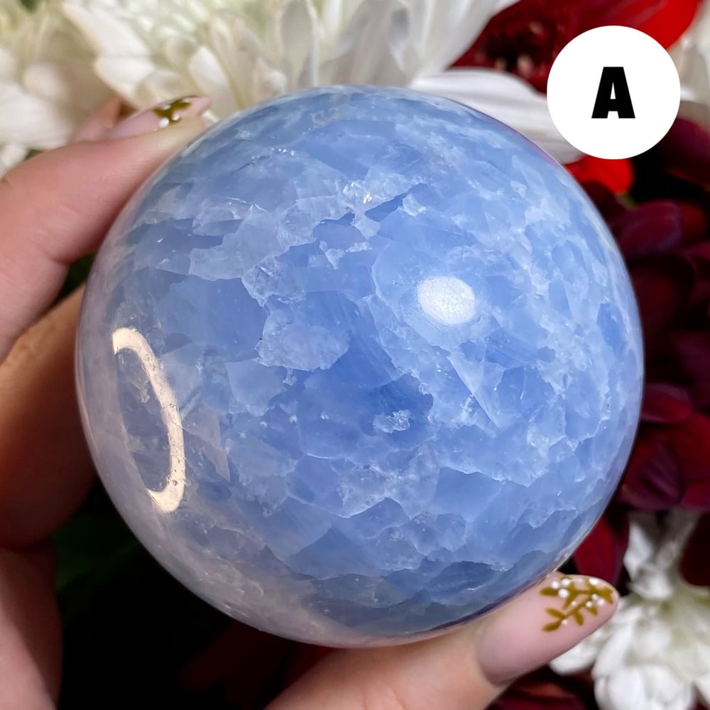 Image of Blue Calcite Sphere