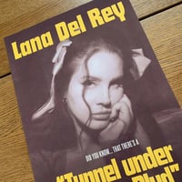 Image 3 of Lana Del Rey 'Did You Know That There's A Tunnel Under Ocean Blvd' Poster