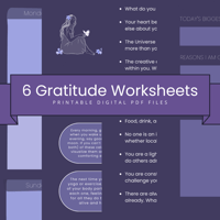 Image 1 of Gratitude Worksheets