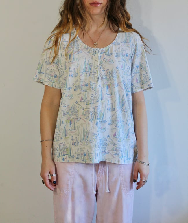 90's Lady Sailor Top