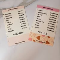 Image 2 of Budget Cheat sheet