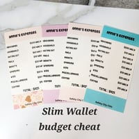 Image 3 of Budget Cheat sheet
