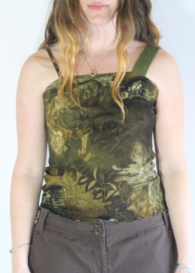Y2K Leaf Tank
