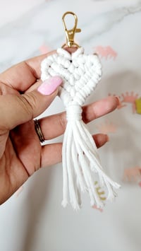 Image 2 of BOHO HEARTS  keychains 