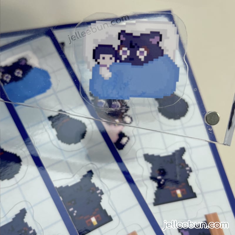 Image of scarameow (genshin impact) - 4x6" sticker sheet