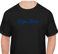 Black Ergo,Bria Lettered Tee-Shirt