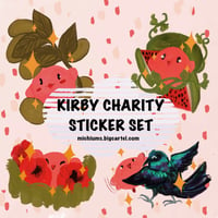 Image 1 of KIRBY CHARITY STICKER SET