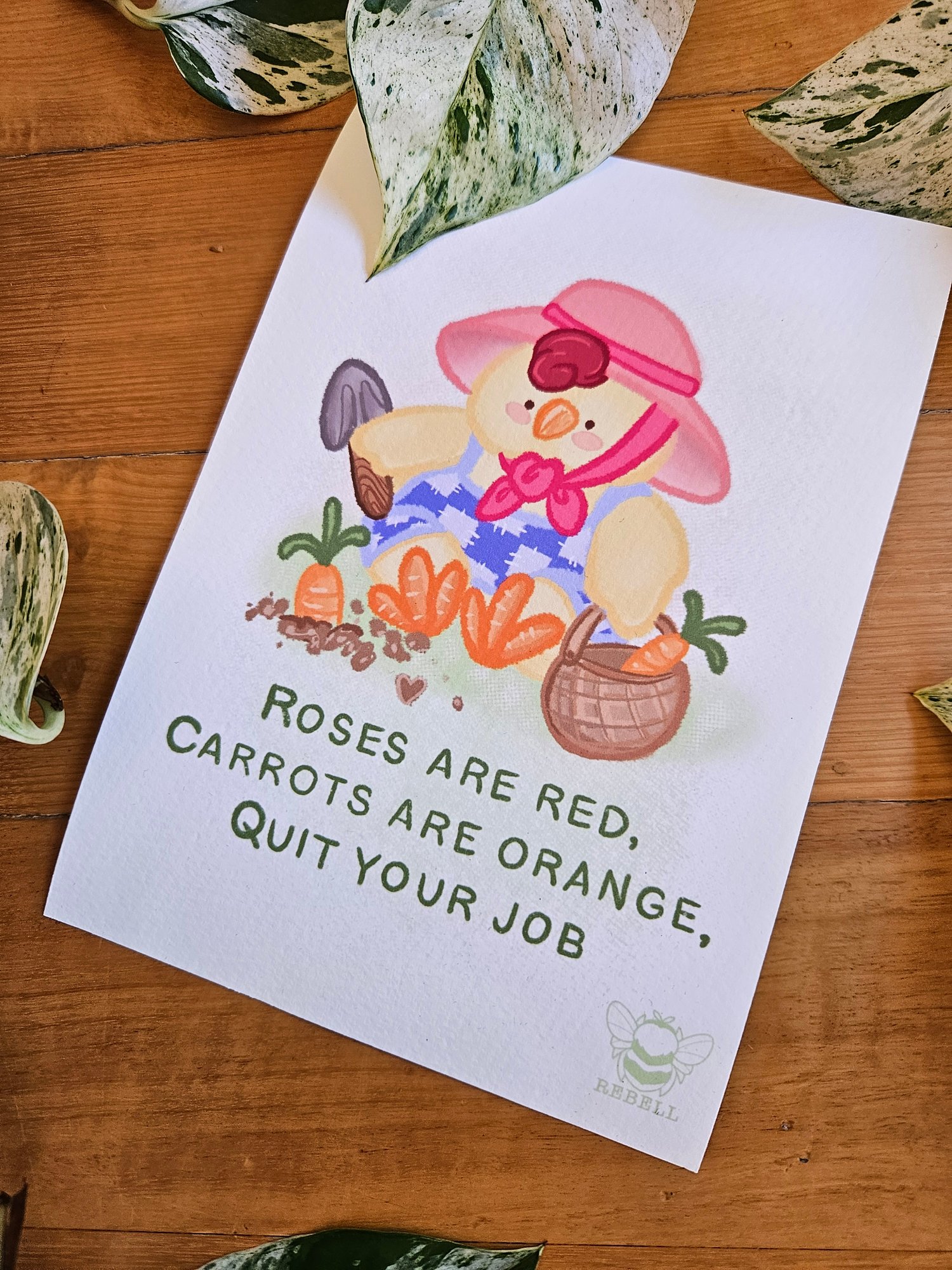 Image of QUIT YOUR JOB - A5 ARCHIVAL PRINT
