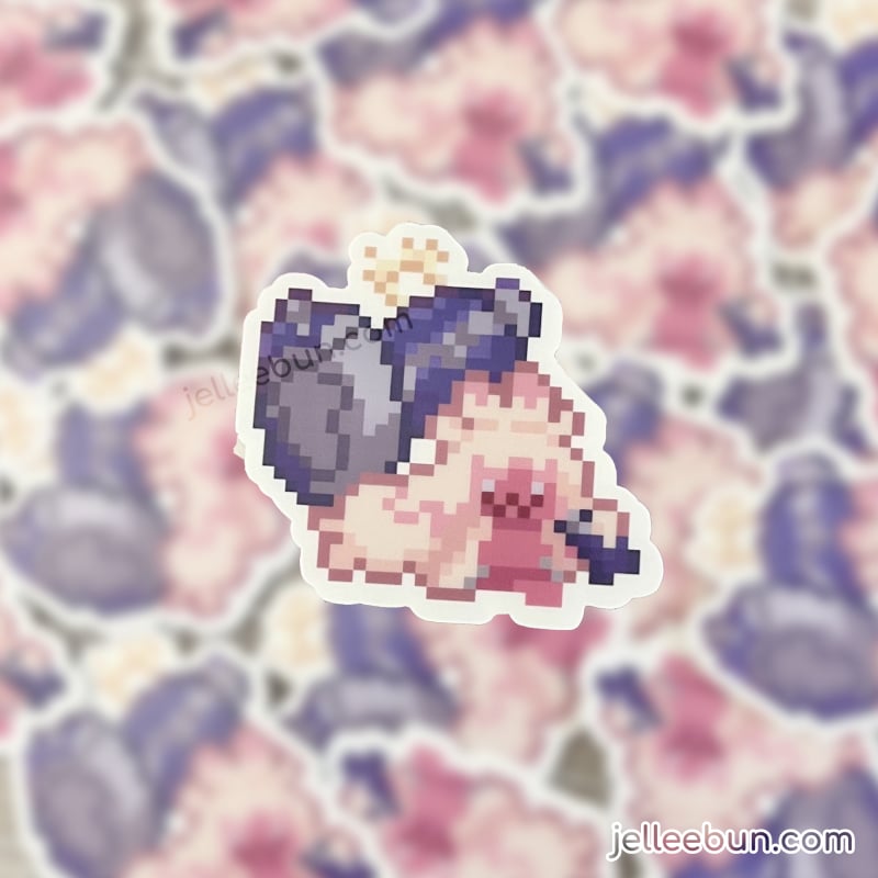 Image of tinkaton (pokemon)  - 2" sticker