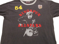 Image 2 of Ringspun Allstars Brando Rebel Vintage T-Shirt Black & Grey Size Large Mens