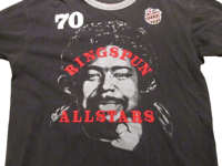 Image 2 of Ringspun Allstars Rare Barry White Vintage T-Shirt Black& Grey Size Large Mens