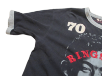 Image 3 of Ringspun Allstars Rare Barry White Vintage T-Shirt Black& Grey Size Large Mens