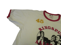 Image 2 of Ringspun Allstars Vintage Rare Rat Pack T-Shirt White & Red Size XXL Mens