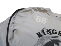Image 3 of Ringspun Allstars Rare Brando Apocolypse Now Long Sleeve Tee Grey and Black M