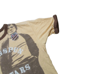 Image 4 of Ringspun Allstars Rare Oliver Reed Vintage T-Shirt Peach & Brown Size Medium