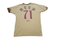Image 5 of Ringspun Allstars Rare Oliver Reed Vintage T-Shirt Peach & Brown Size Medium