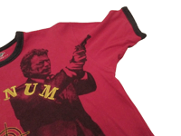 Image 3 of Ringspun Allstars Dirty Harry Vintage T-Shirt Red & Black Size Medium Mens
