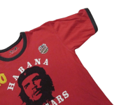 Image 3 of Ringspun Habana Allstars Che Guevara T-Shirt Red and Black Size Large Mens