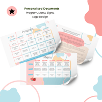 Personalised School Age Care Document Template