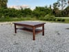 Solid Walnut Coffee Table | Solid White Oak | Thick Top Coffee Table | Traditional Design