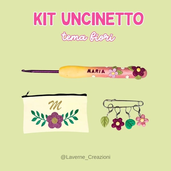 Image of 🌸 Kit uncinetto FIORI 🌸
