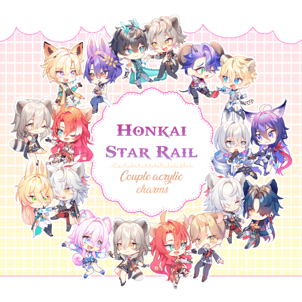 Image of 「PRE-ORDER」HSR ♥ Couple Charms/Sets