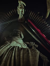 White Santa Muerte bundle with exclusive print 'REAPER'