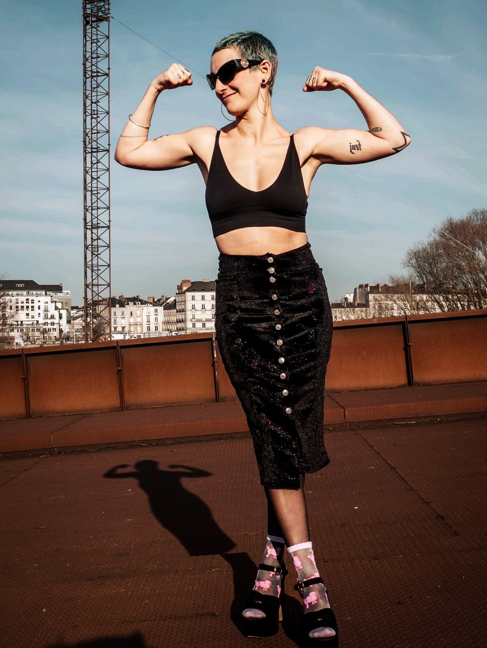 Image of SCISSORS SKIRT 