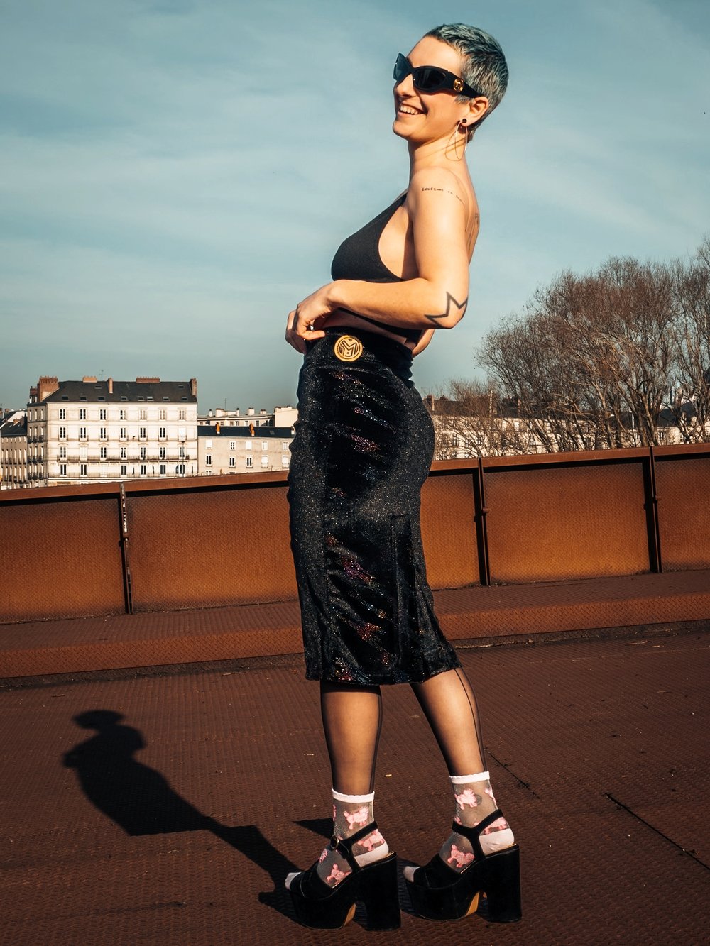 Image of SCISSORS SKIRT 