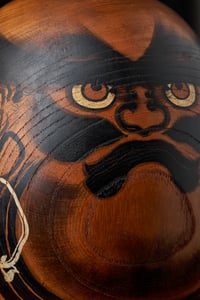Image 2 of DARUMA WOOD STATUE