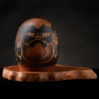 Image 1 of DARUMA WOOD STATUE