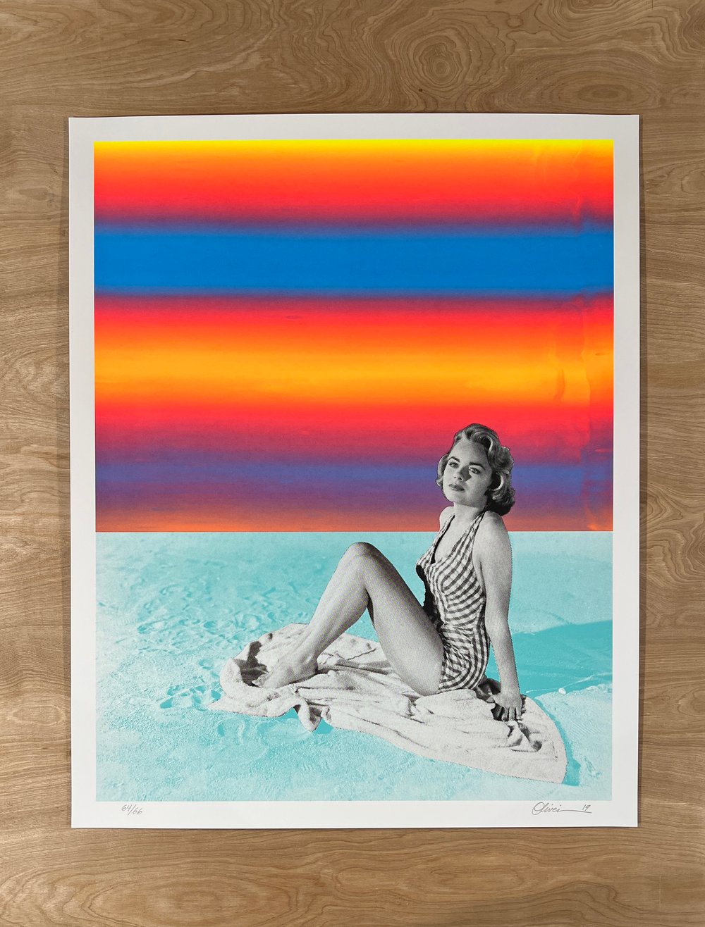 "Sunset" - Limited Edition Print #64/66