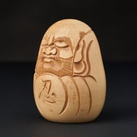 Image 2 of DARUMA WOOD CARVING DOLL