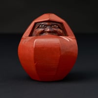 Image 1 of DARUMA WOOD FIGURE