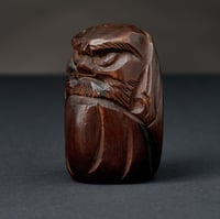 Image 2 of WOOD DARUMA SCULPTURE