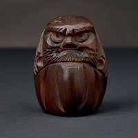 Image 1 of WOOD DARUMA SCULPTURE