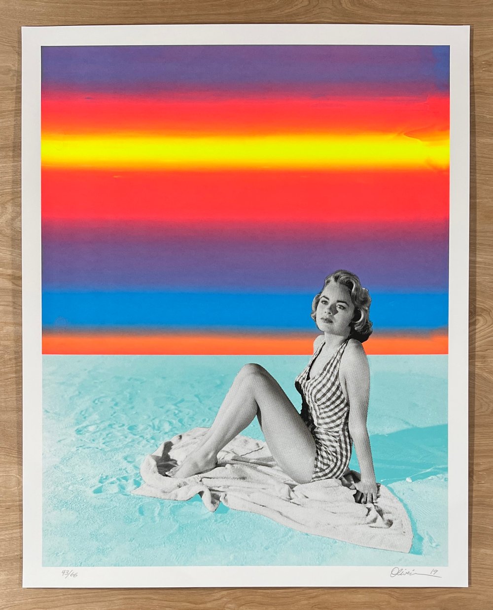 "Sunset" - Limited Edition Print #43/66
